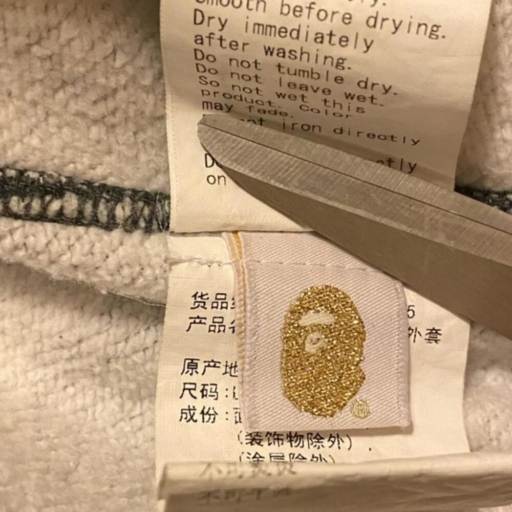 BAPE Glow in the Dark city camo Shark full zip hoodie - Picture 8 of 8